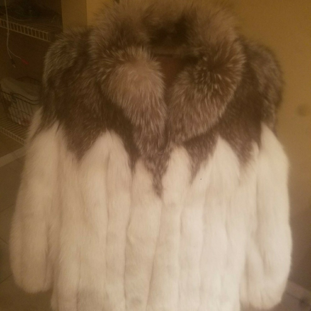 Fox fur coat